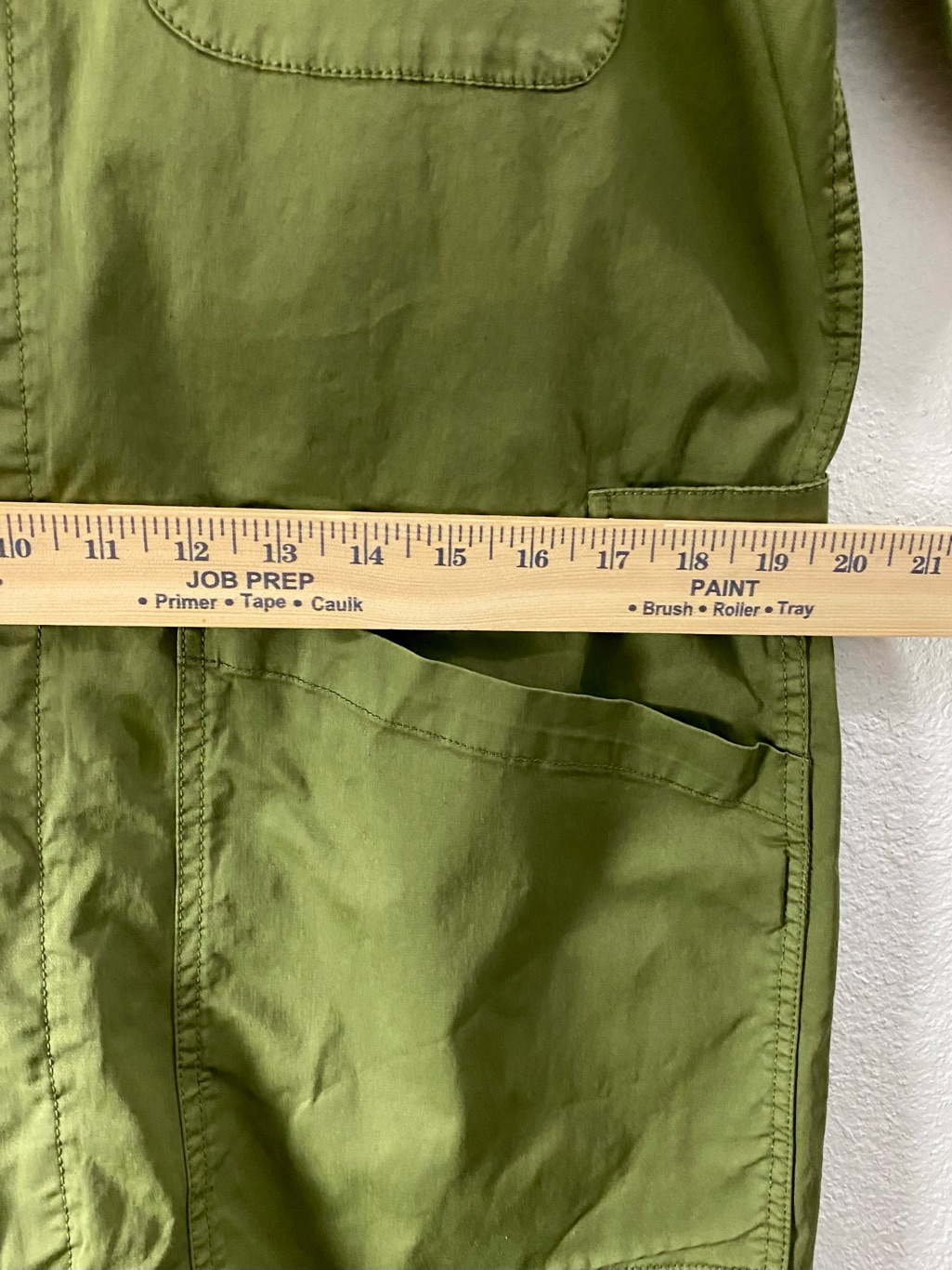 Alex Mill Army Green Utility Romper Playsuit Women’s Xl Cargo Gorpcore Cabincore — image 8 of 8